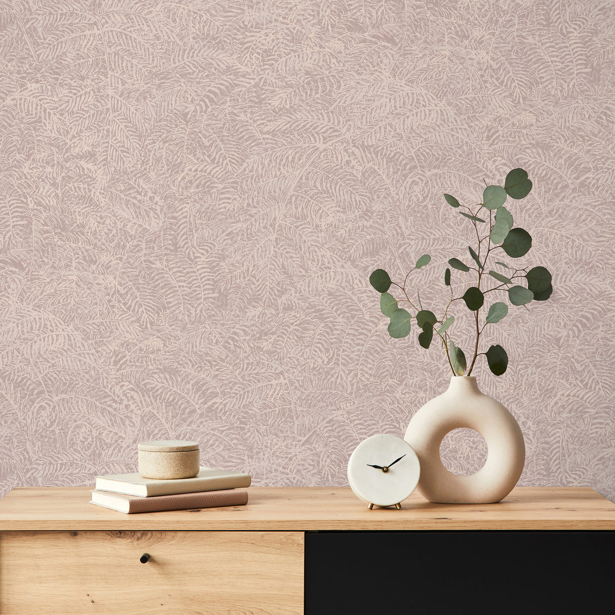 Fern Texture Sage by Veer Decor Botanical Textured Wallpaper – Veer Decor VRBT04-894