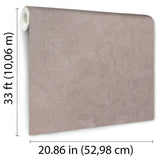 Luminous Leaf Collage Blush on Foil with Ultra Fine Emboss Wallpaper – Veer Decor VRBT03-896