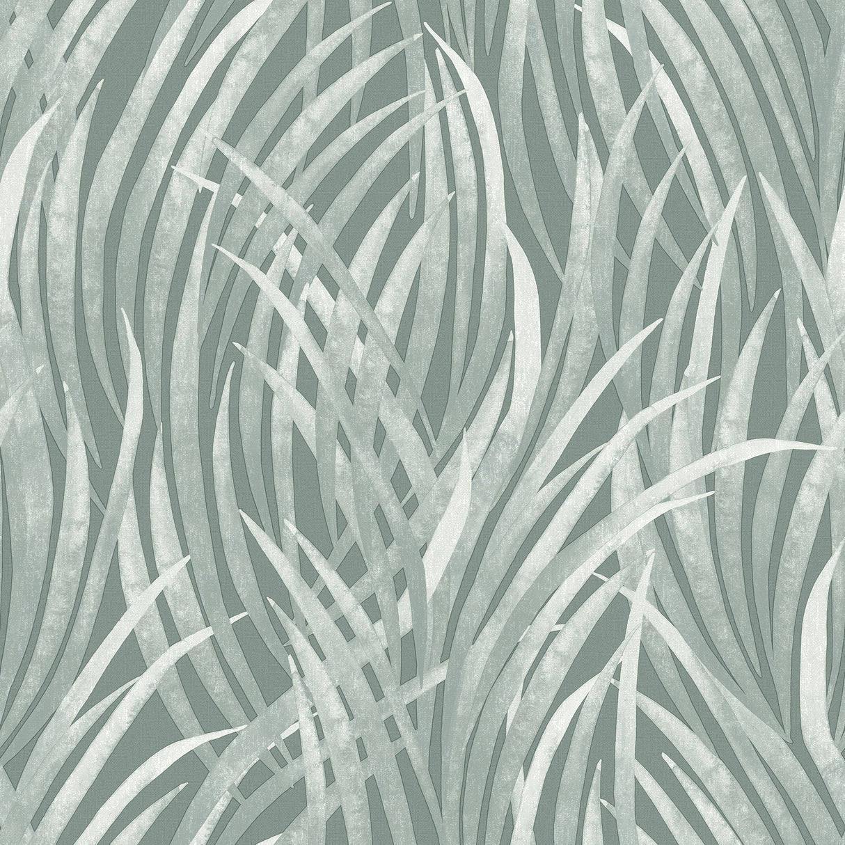 Adelia Tall Grass Green textured vinyl wallpaper roll with flowing grass pattern in sage