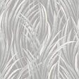 Adelia Tall Grass Grey textured grass-blade pattern wallpaper roll by Veer, 20.86 in x 33 ft