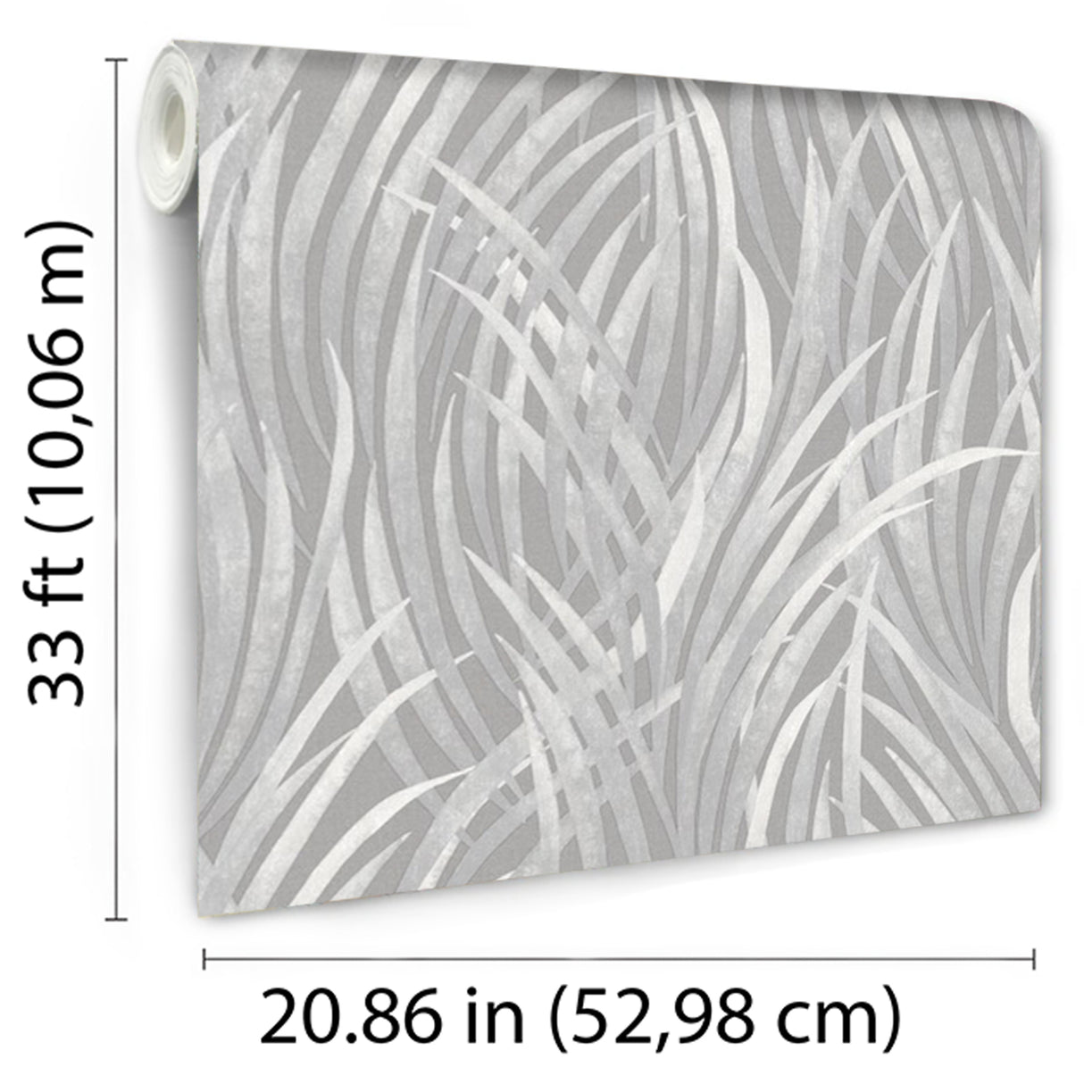 Adelia Tall Grass Grey by Veer Wallpaper – Veer Decor VRBT09-546