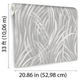 Adelia Tall Grass Grey by Veer Wallpaper – Veer Decor VRBT09-546