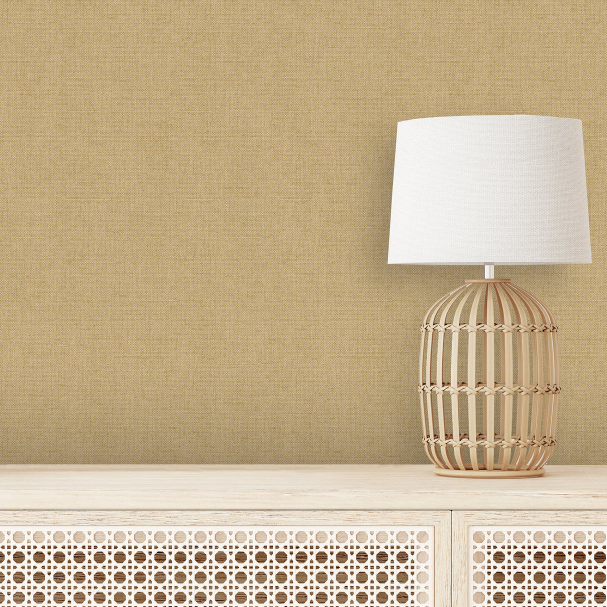 Faux Tweed Textile Texture Yellow by Veer Decor Textured Vinyl Wallpaper – Veer Decor VRBT12-155