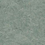 Fern Texture Dark Green textured vinyl wallpaper roll, 20.86 in x 33 ft, drop match fern motif