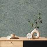 Fern Texture Dark Green by Veer Decor Textured Vinyl Wallpaper – Veer Decor VRBT14-894