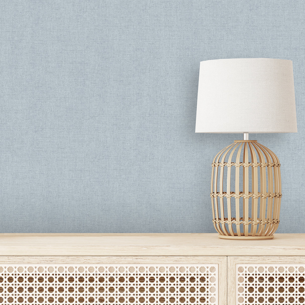 Faux Tweed Textile Texture Turquoise Blue by Veer Decor Textured Vinyl Wallpaper – Veer Decor VRBT24-155