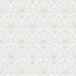 Art Deco White fan motif geometric non-woven wallpaper roll VREL00-335
