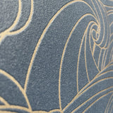 Big Wave Blue by Veer Wallpaper – Veer Decor VREL01-926
