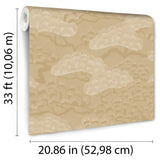Bonsai Grove Sand Beige by Veer Decor Textured Vinyl Wallpaper – Veer Decor VREL02-446