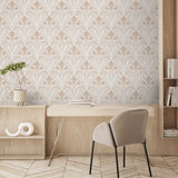 Victorian Bloom Cream by Veer Decor Floral Wallpaper – Veer Decor VREL07-166