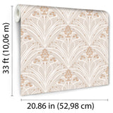 Victorian Bloom Cream by Veer Decor Floral Wallpaper – Veer Decor VREL07-166