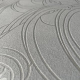 Big Wave Gray by Veer Decor Patterned Wallpaper – Veer Decor VREL09-926