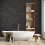 Big Wave Black by Veer Wallpaper – Veer Decor VREL10-926