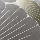 Giant Art Deco Gingko Leaf Gray and Cream by Veer Decor Floral Wallpaper – Veer Decor VREL19-046