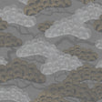 Bonsai Grove Dark Gray textured metallic vinyl wallpaper roll by Veer Decor, 20.86 in x 33 ft