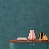 Grain Texture Duck Green by Veer Decor Textured Vinyl Wallpaper – VREL24-731