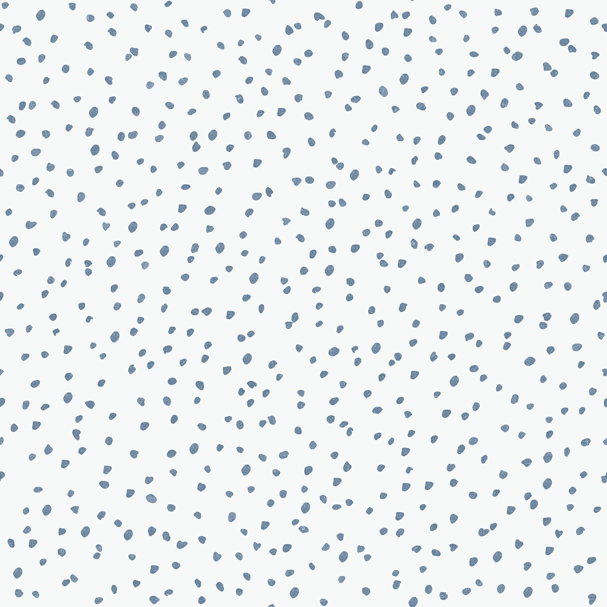 Hand Drawn Confetti Dots Blue Wallpaper roll and lifestyle images