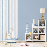 Anchors Away Blue by Veer Decor Nautical Kids Wallpaper – Veer Decor VRKG01-828