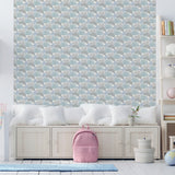 Little Woods Blue by Veer Decor Kids Wallpaper – Veer Decor VRKG01-869