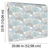 Little Woods Blue by Veer Decor Kids Wallpaper – Veer Decor VRKG01-869
