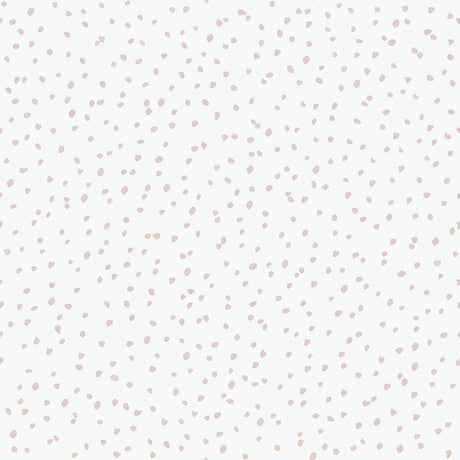 Hand Drawn Confetti Dots Pink wallpaper roll and lifestyle – non-woven washable kids design