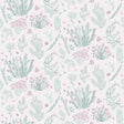 Mini Lovely Flowers Pink non-woven kids floral wallpaper roll by Veer Decor VRKG03-609