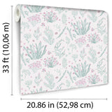Mini Lovely Flowers Pink by Veer Decor Kids Floral Wallpaper – Veer Decor VRKG03-609