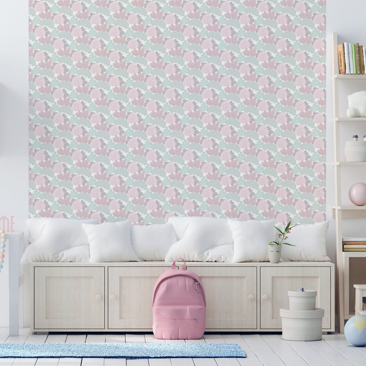 Little Woods Blush by Veer Decor Kids Wallpaper – Veer Decor VRKG03-869