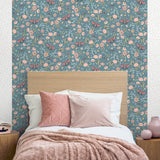 Whimsical Meadow Green by Veer Decor Children Wallpaper – Veer Decor VRKG04-185