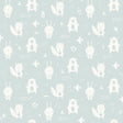 Little Animal Friends Green wallpaper roll and room scene