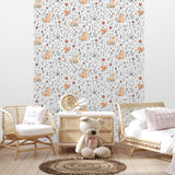 Calm Forest Green by Veer Decor Kids Woodland Animal Wallpaper – Veer Decor VRKG05-815