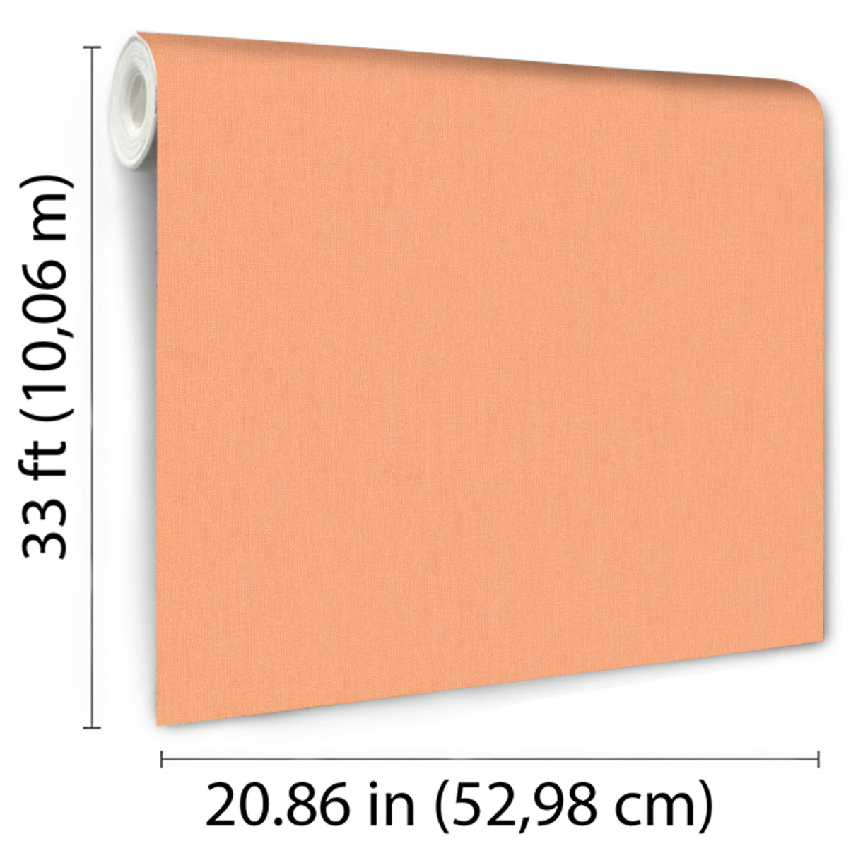 Fine Linen Orange by Veer Decor Faux Linen Wallpaper – Veer Decor VRKG05-817