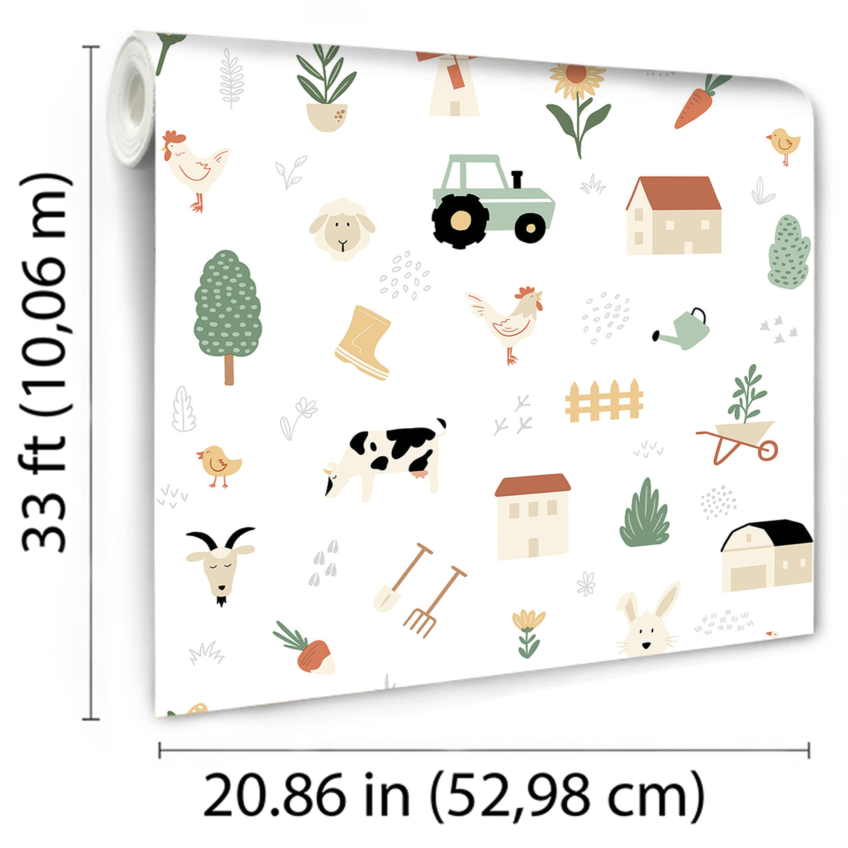 The Simple Life Multi by Veer Kids Novelty Wallpaper – Veer Decor VRKG07-515