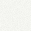 Gray hand drawn confetti dots non-woven wallpaper roll and room view