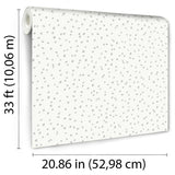 Hand Drawn Confetti Dots Gray by Veer Decor Wallpaper – VRKG09-399