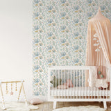Mini Lovely Flowers Multi Color by Veer Decor Non-Woven Wallpaper – Veer Decor VRKG10-609