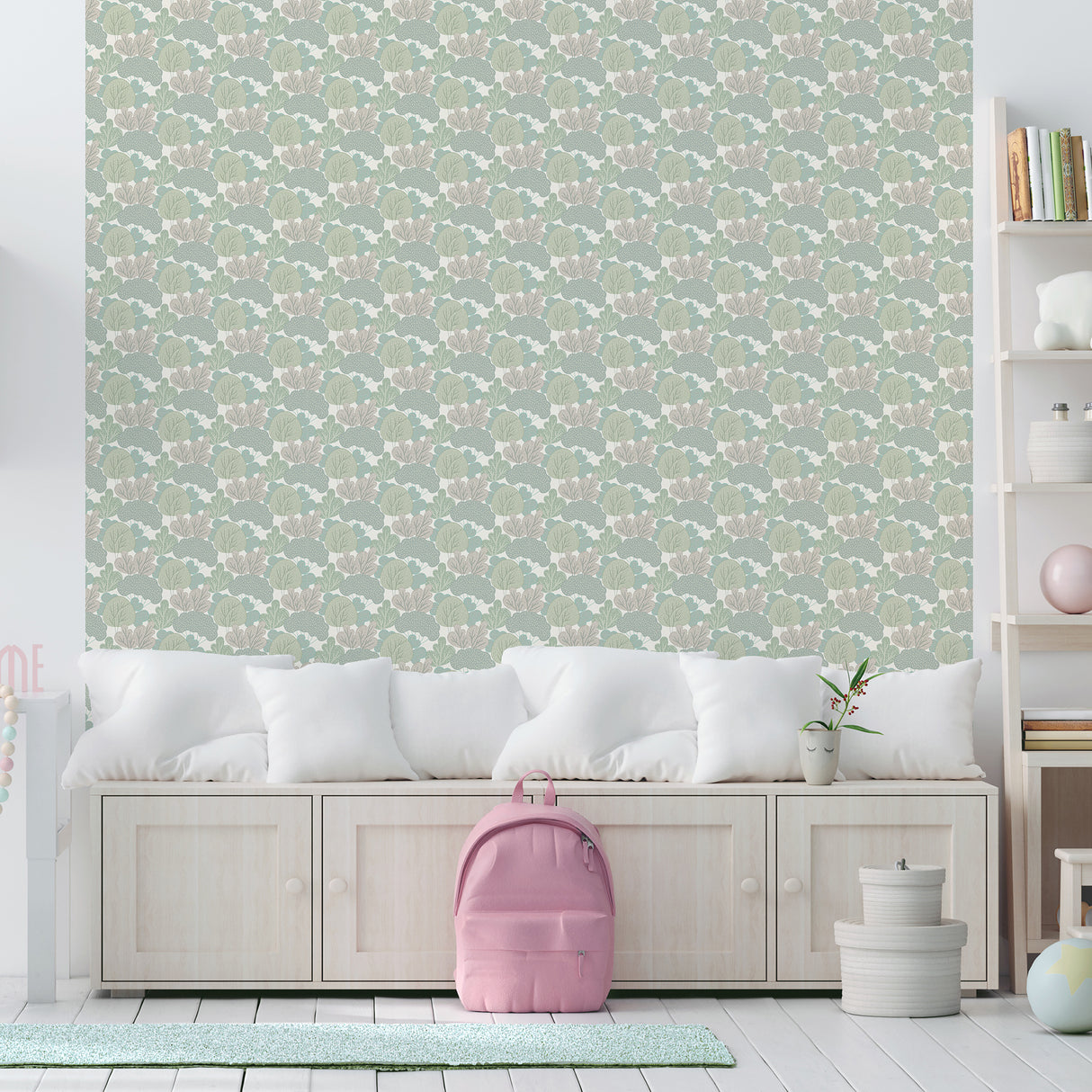 Little Woods Green by Kids Rooms Novelty Wallpaper – Veer Decor VRKG14-869