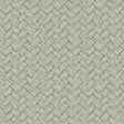 Faux Natural Weave Green textured vinyl wallpaper roll and lifestyle room scene