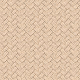 Faux natural weave beige textured vinyl wallpaper roll 20.86 in x 33 ft