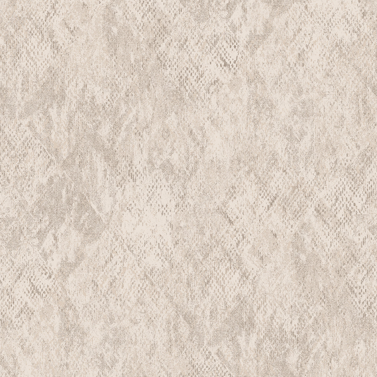 Python Diamond Texture Beige wallpaper roll showing textured geometric diamond pattern in beige with metallic accents