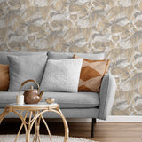 Tiger Squad Beige by Veer Decor Animal Print Wallpaper – VRNO07-596
