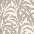 Luxe Tropical Palm beige and cream botanical palm frond wallpaper roll