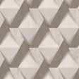 Modern Losange Wood Taupe geometric textured vinyl wallpaper roll VRNO08-196