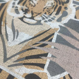 Tiger Squad Terra Noir Black by Veer Decor Animal Print Wallpaper – VRNO08-596
