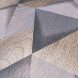 Modern Losange Wood Dark Gray by Veer Decor Geometric Textured Wallpaper – Veer Decor VRNO09-196