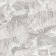Tiger Squad Gray textured animal print wallpaper roll by Veer Decor VRNO09-596