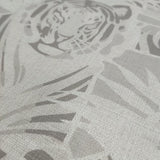 Tiger Squad Gray by Veer Decor Animal Print Wallpaper – Veer Decor VRNO09-596