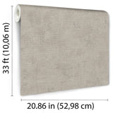 Makoba Horizontal Texture Gray Taupe by  Textured Abstract Wallpaper – Veer Decor VRNO09-823