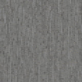 Faux Natural Straw Dark Gray textured vinyl wallpaper roll and pattern