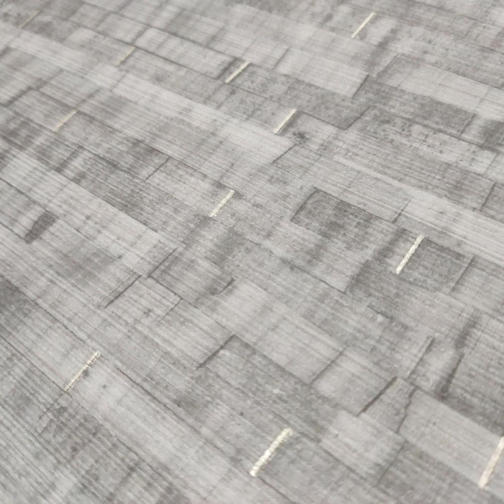 Faux Natural Straw Dark Gray by Veer Decor Textured Vinyl Wallpaper – Veer Decor VRNO09-946
